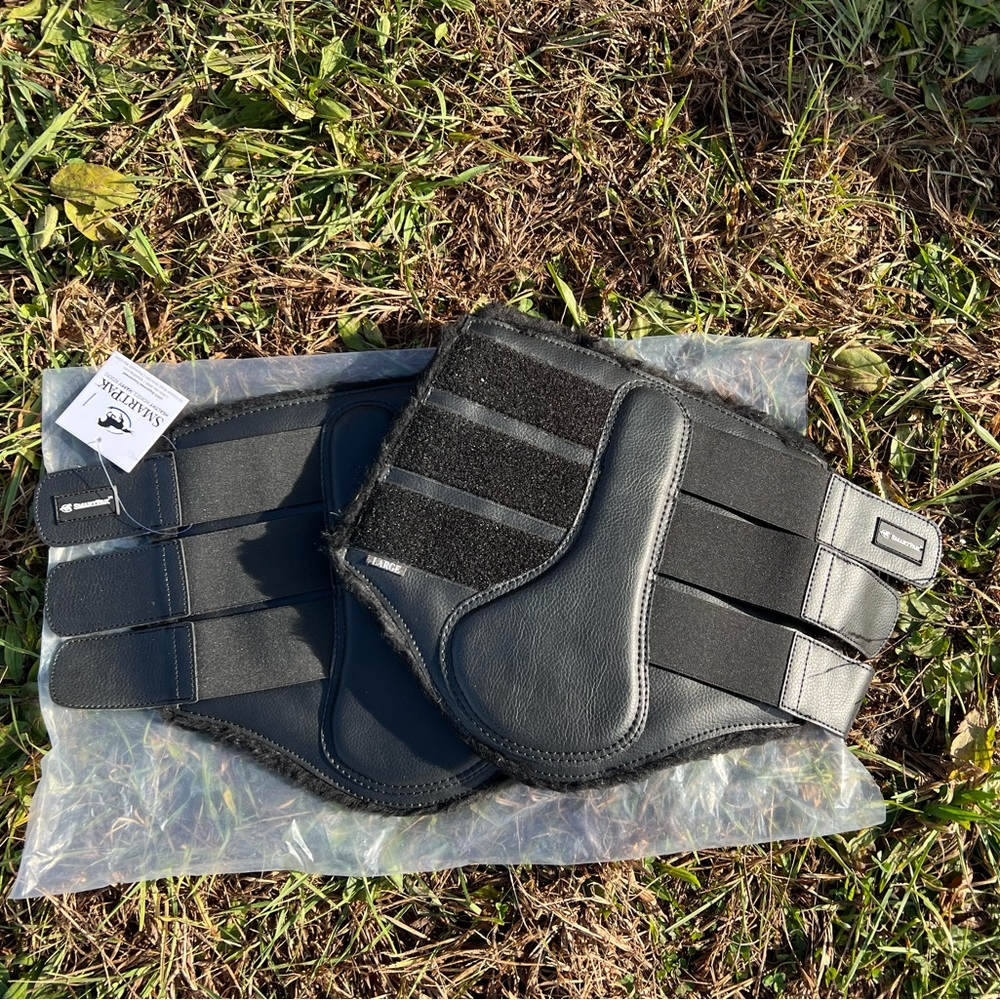 Smartpak brushing boots black